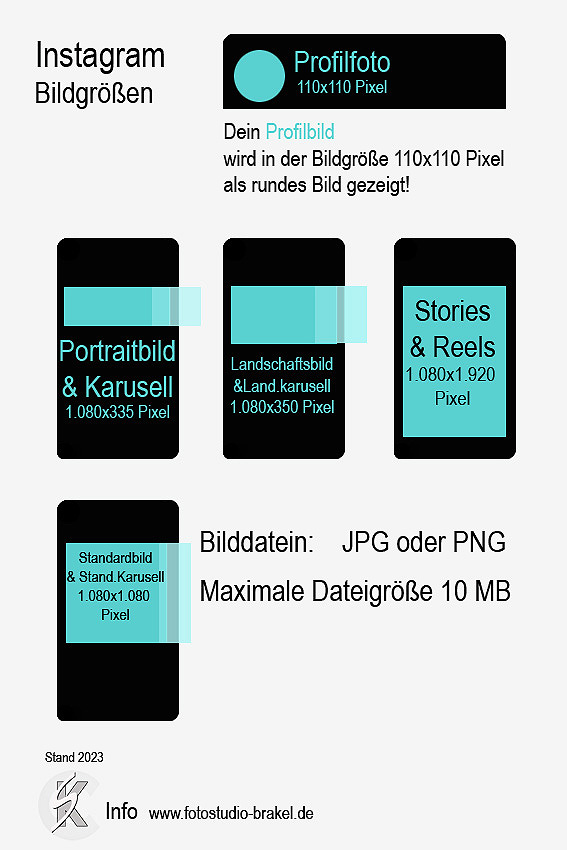 social media bildgroessen fuer instagram - blog brakeler photo studio